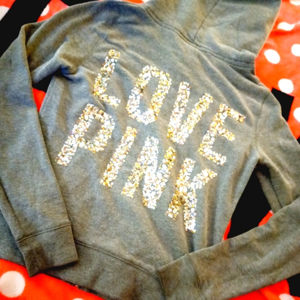 vs pink being hoodie